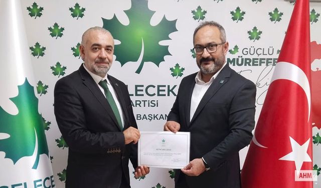 Gelecek Partisi Seyhan'da Başkan Ömer Çıdık Oldu