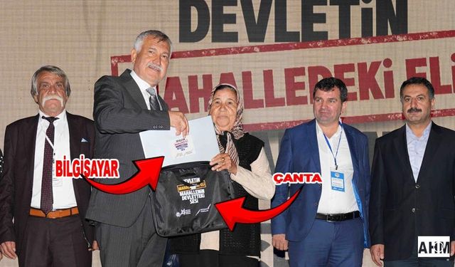 Muhtarlara Bilgisayar, Hem De Çantalısından!