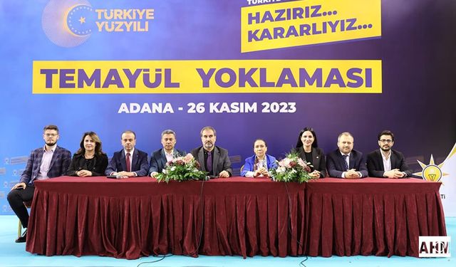 AK Parti Adana'da Teşkilat İçi Temayül Yoklaması Yapıldı