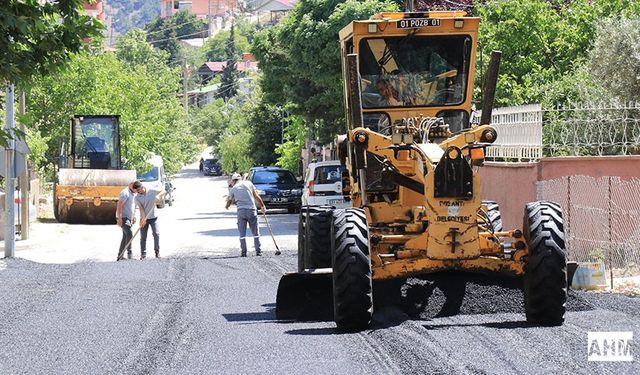 Pozantı'da Yollar Yeni Baştan Yapılıyor