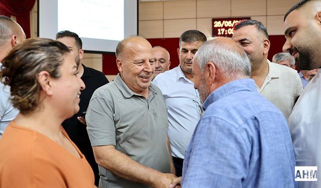 Yüreğir Belediye Başkanı Ali Demirçalı Muhtarlarla "Mesai" Yaptı