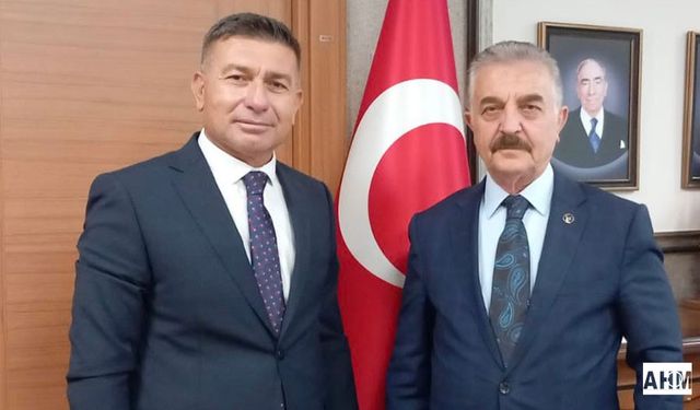 Başkan Şimşek MHP Genel Sekreteri İsmet Büyükataman'ı Ziyaret Etti