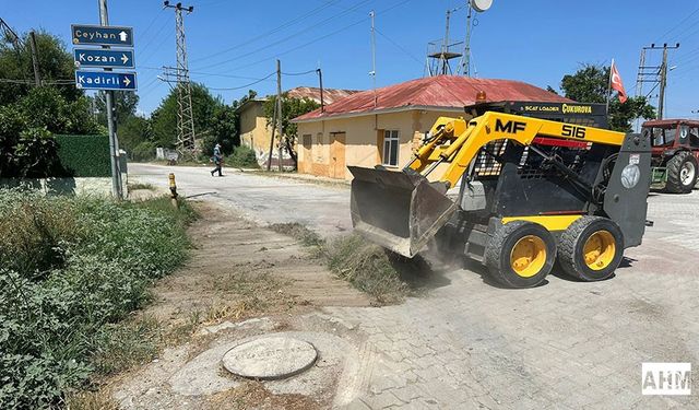 Ceyhan Belediyesi Kırsalda Temizlik Seferberliğine Devam Ediyor