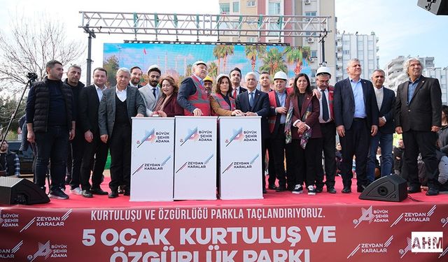 5 Ocak Kurtuluş ve Özgürlük Parkı’nın Temeli Atıldı