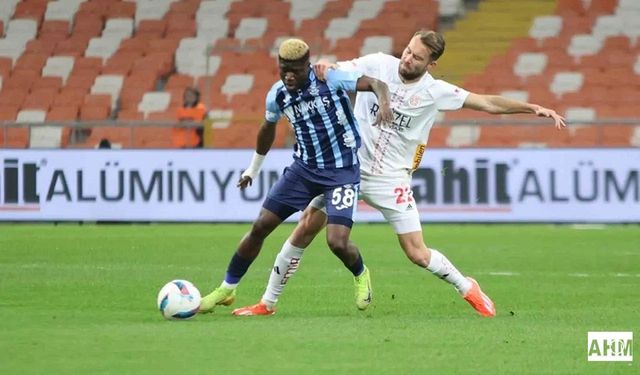 Adana Demirspor Berabere Kaldı: 1-1