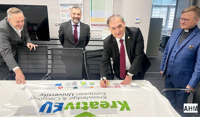 Rektör Sözen, KreativEU Rektörler Toplantısı’na Katıldı