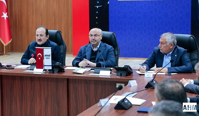 İl Afet ve Acil Durum Koordinasyon Kurulu Toplantısı Yapıldı