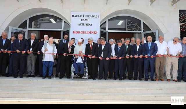 Adana’da Hacı Ali Hıradağı Camii Açıldı