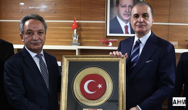 DAİMFED Genel Başkanı Mustafa Karslıoğlu’ndan Ömer Çelik’e Ziyaret