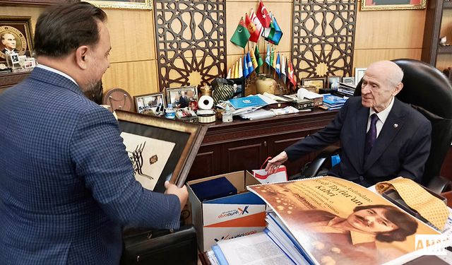 Başkan Bilal Uludağ’dan MHP Lideri Devlet Bahçeli’ye Proje Sunumu
