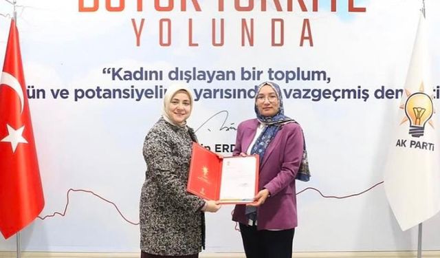 AK Parti Aladağ Kadın Kolları Başkanlığı’na Dürdane Kurtoğlu Atandı