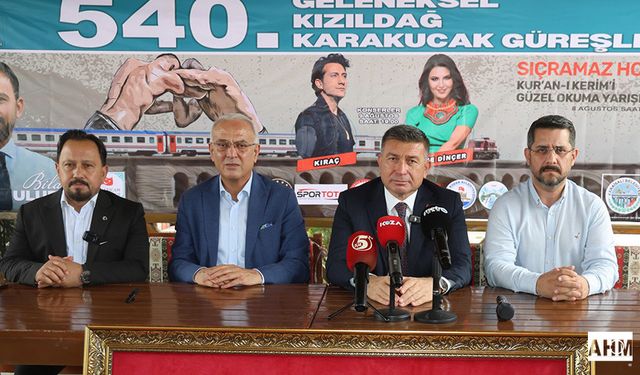 540. Geleneksel Kızıldağ Karakucak Güreşleri 10 Ağustos’ta Yapılacak