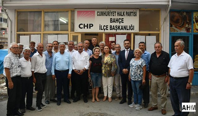 CHP Adana Milletvekillerinden Osmaniye Bahçe’ye Ziyaret