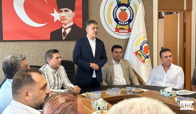 AK Parti Adana Milletvekili Faruk Aytek’ten Kozan Ticaret Borsası’na Ziyaret
