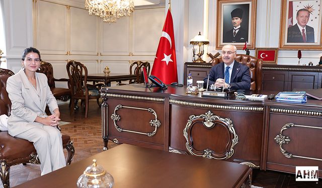 Ceyhan Belediye Başkan Vekili Sevil Aydar Yıldız’dan Vali Köşger’e Ziyaret