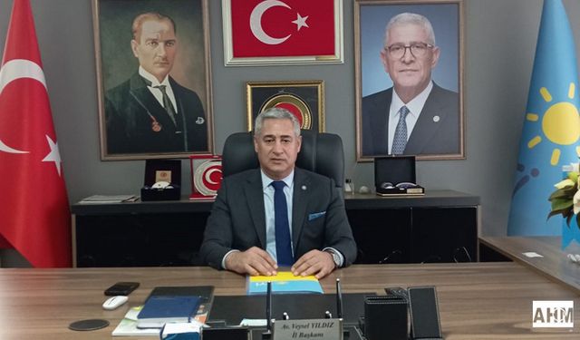 İYİ Parti İl Başkanı Av. Veysel Yıldız’dan 30 Ağustos Mesajı