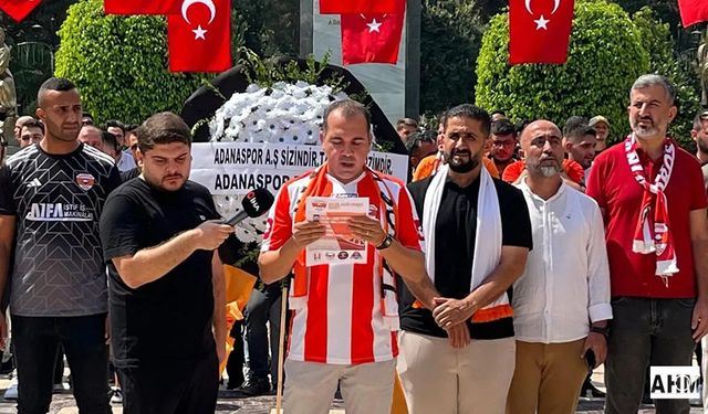 Adanaspor Taraftarı Atatürk Parkında Buluştu: "Ya Yeni Bir Yol Bulacağız, Ya Yeni Bir Yol Yapacağız"