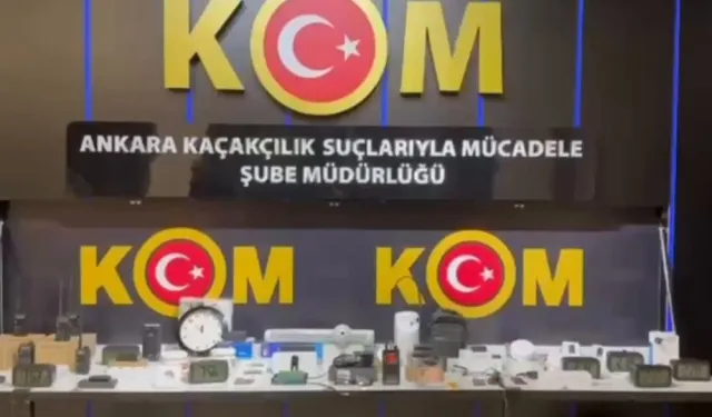 Ankara’da Dinleme Cihazı Operasyonu... Dijital Casusluk ve Gizlilik İhlallerine Darbe!