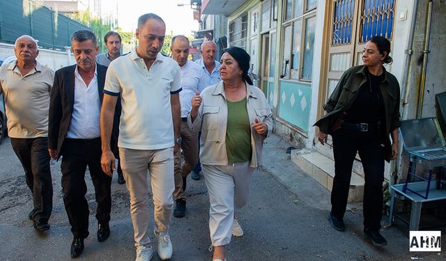 Başkan Vekili Hasibe Akkan, Pazar Alanında İncelemelerde Bulundu