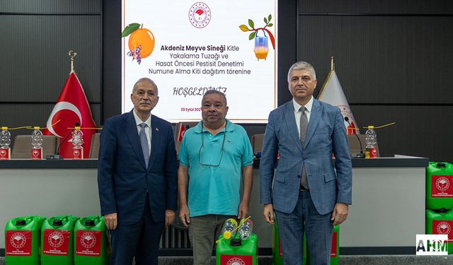 İl Tarım Müdürlüğünden "Kitle Yakalama Tuzağı" Dağıtımı