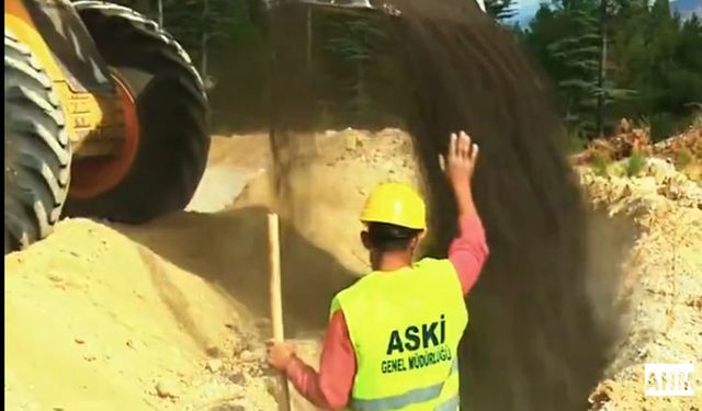 ASKİ, Pozantı Fındıklı Mahallesi’ne 3 Kilometrelik Yeni İçme Suyu Hattı İnşa Ediyor