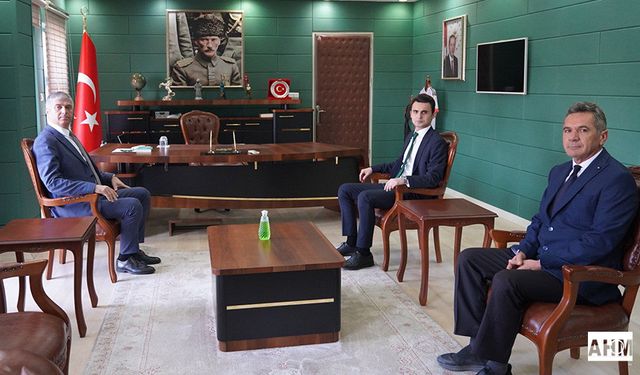 Tarım ve Orman Müdürü Atilla Bayazıt’tan Aladağ Kaymakamı Kurdu’ya Ziyaret