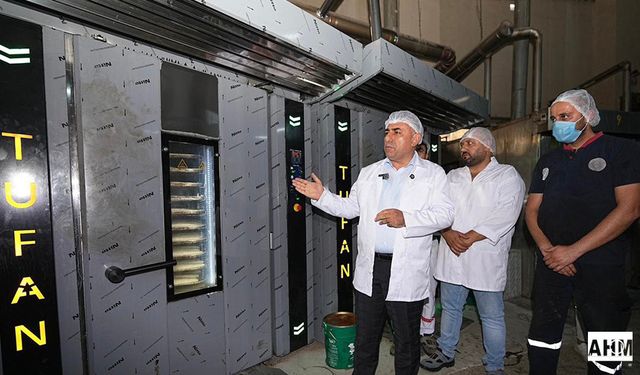Başkan Vekili Güngör Geçer’den Halk Ekmek Fabrikası’na Ziyaret