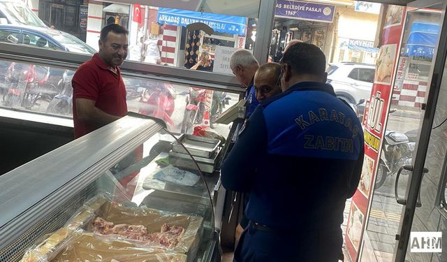 Karataş Belediyesi’nden Kasap ve Tavuk Ürünleri Satış Yerlerine Sıkı Denetim