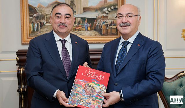 Azerbaycan Ankara Büyükelçisi Memmedov’dan Vali Köşger’e Ziyaret