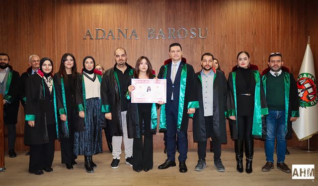 Düzenlenen Ruhsat Töreni İle Adana'da 5 Bin Avukata Ulaşıldı