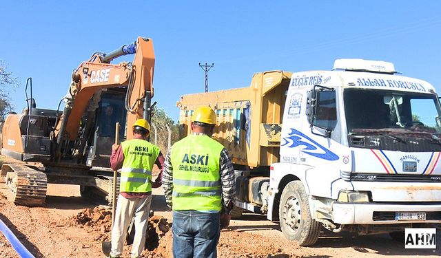 ASKİ’den Kabasakal Mahallesi’ne 13,8 Kilometrelik İçme Suyu Yatırımı