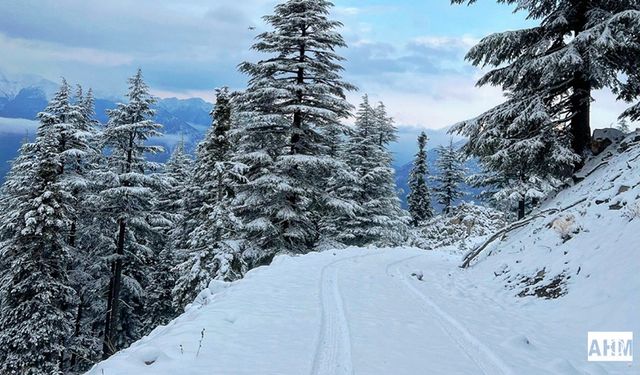 Pozantı ve Akçatekir’de Kar Yağışı Etkili Oldu
