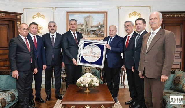 Adana’daki Belediye Başkanlarından Vali Mustafa Yavuz’a “Hayırlı Olsun” Ziyareti