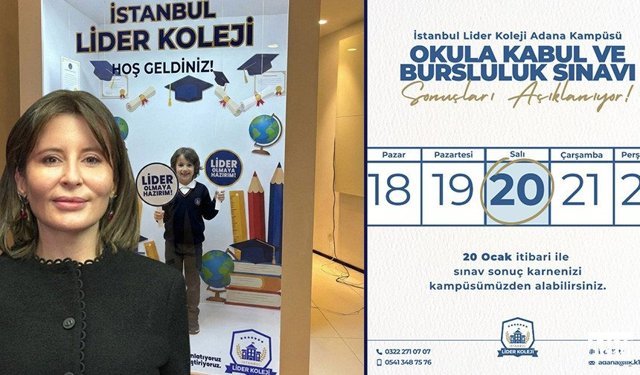 Filiz Kepme'den İstanbul Lider Koleji Bursluluk Sınavına Yoğun Katılıma Teşekkür