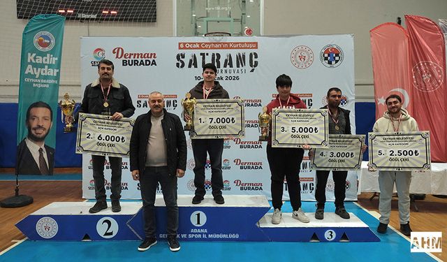 6 Ocak Ceyhan’ın Kurtuluşu Satranç Turnuvası Büyük İlgi Gördü