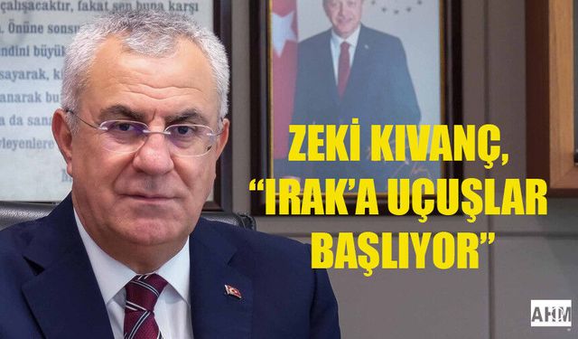 Zeki Kıvanç, Mersin'den Irak'a Uçuşları Savundu