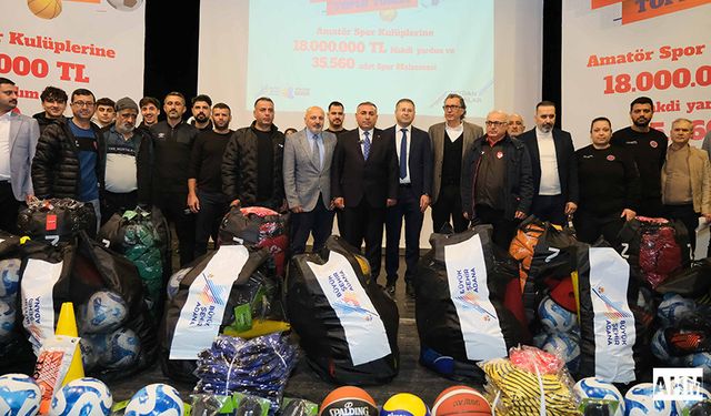 Adana Büyükşehir Belediyesi’nden Amatör Spor Kulüplerine Destek
