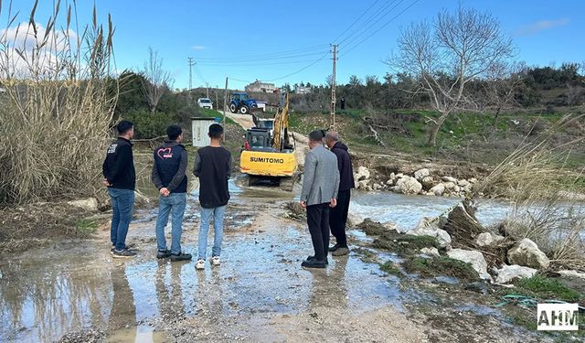 Karaisalı’da Yol ve Altyapı Çalışmaları Yerinde İncelendi