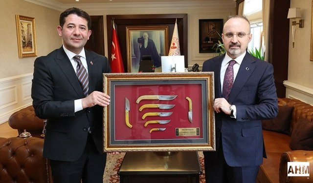 Feke Belediye Başkanı Cömert Özen’den Bakan Yardımcısı Bülent Turan’a Ziyaret