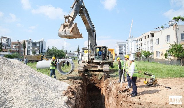 Gürselpaşa’da Kanalizasyon Hattı Çalışmaları Sürüyor