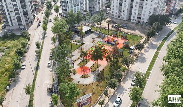 Şehit Mustafa Durmaz Parkı Yenilenen Yüzüyle Açılışa Hazırlanıyor