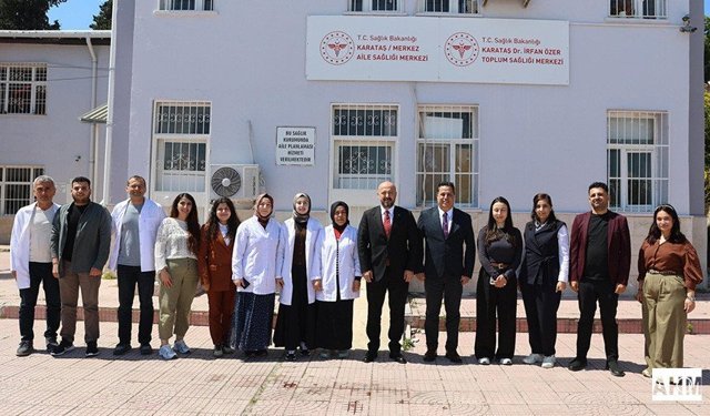 Halil Nacar Karataş’ta Sağlık Tesislerini İnceledi