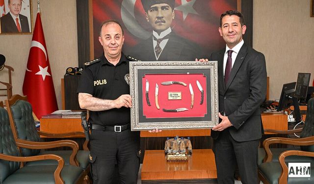 Feke Belediye Başkanı Cömert Özen’den İl Emniyet Müdürü Arıkan’a Ziyaret