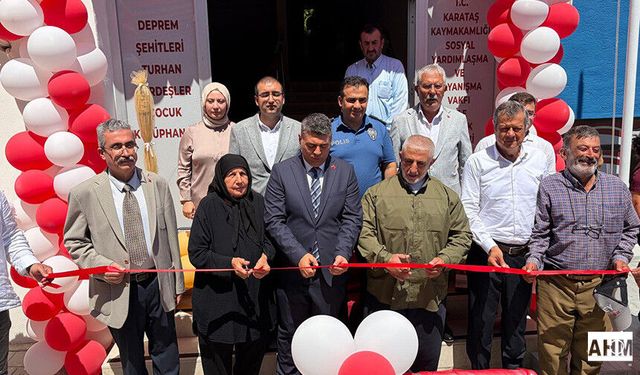 Karataş’ta Aile Destek Merkezi Hizmete Açıldı