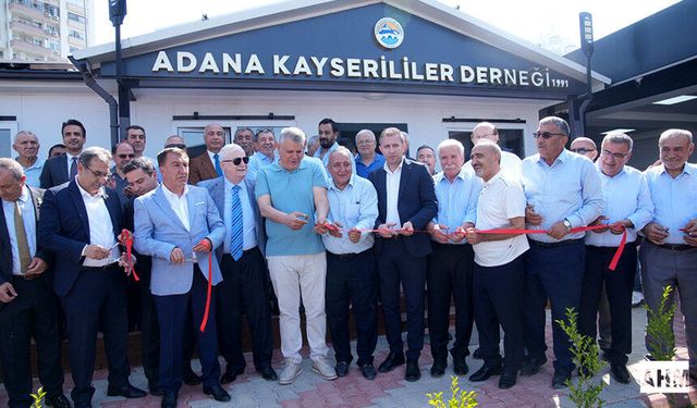 'Adana Kayserililer Derneği' Yeni Binasını En Görkemli Şekilde Açtı