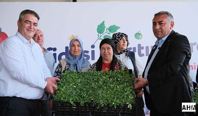 Büyükşehir’den Aladağ Üreticisine 400 Bin Domates Fidesi
