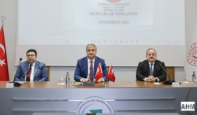 Vali Mustafa Yavuz Seyhan’da Görev Yapan Muhtarlarımızla Bir Araya Geldi