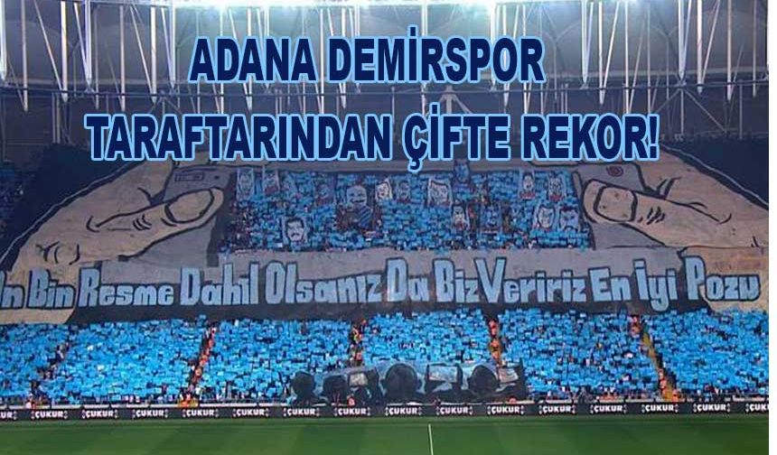 Adana Demirspor Taraftarı Adana'da Tribün Rekoru İçin Gün Sayıyor