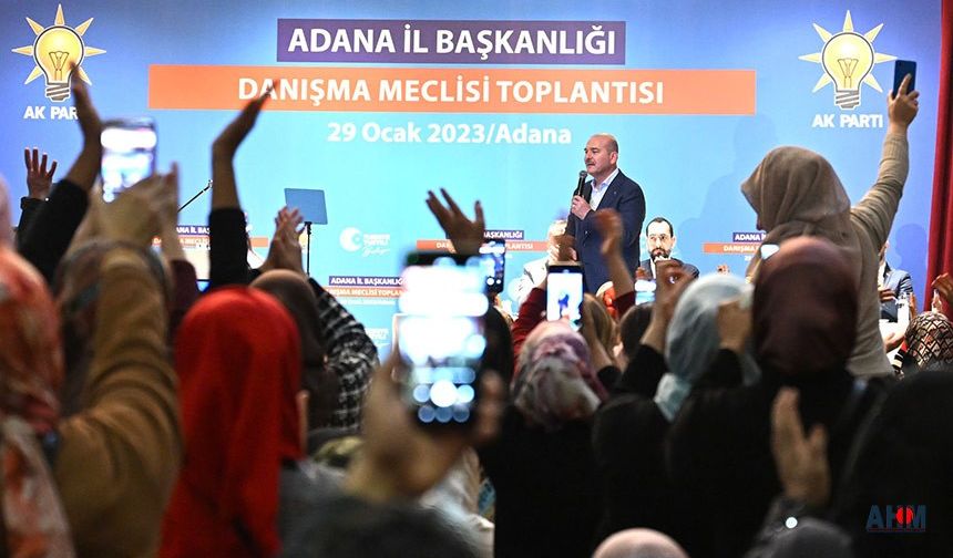 İçişleri Bakanı Soylu Adana'da Vatandaşı Ziyaret Etti, Seçim İçin Mesaj Verdi