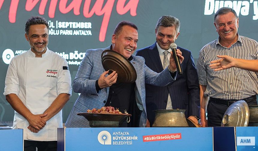 Uluslararası Food Fest Antalya Gastronomi Festivali Başladı